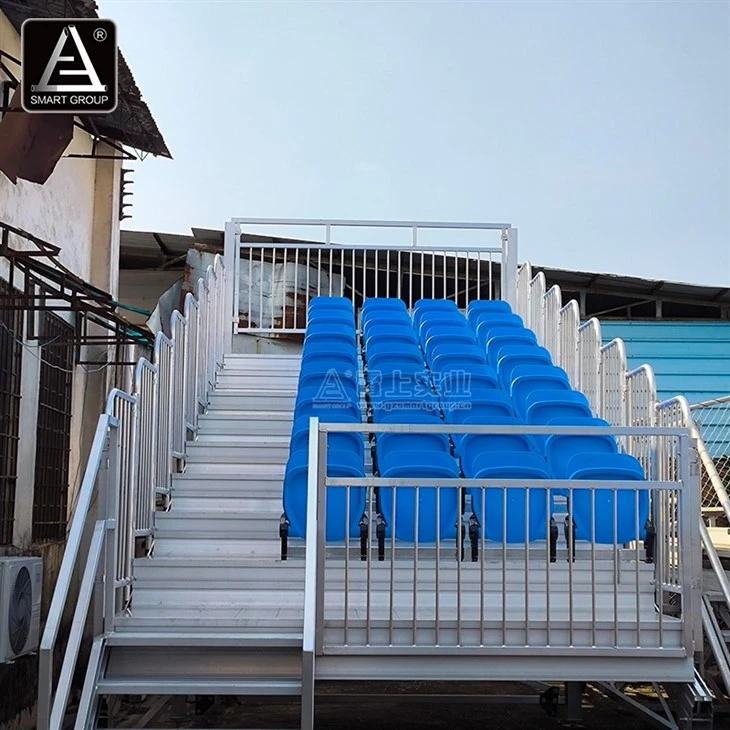 Football Grandstand Seating I Metal Scaffolding Grandstand Rental